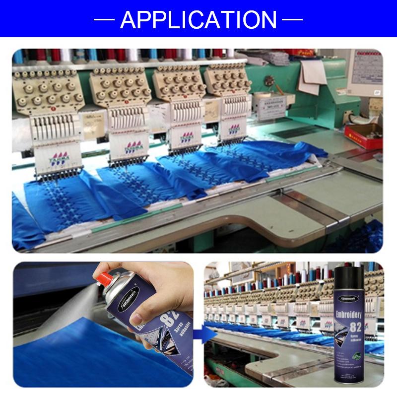 Non-Toxic Textile Fabric Spray Adhesive - China Adhesive Glue for Textile,  Temporary Spray Adhesive