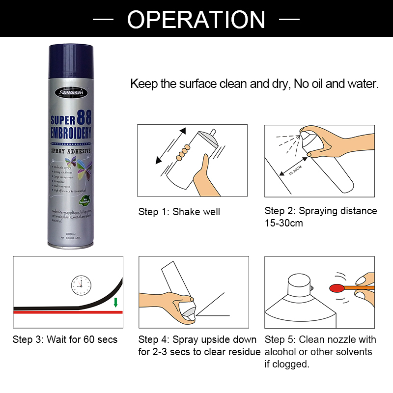 How to Clean Spray Adhesives