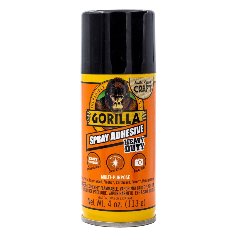 gorilla spray adhesive for foam