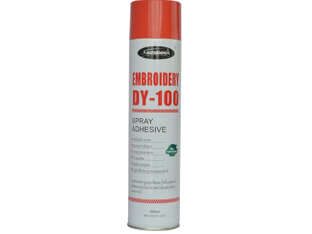 dy-100 embroidery spray adhesive