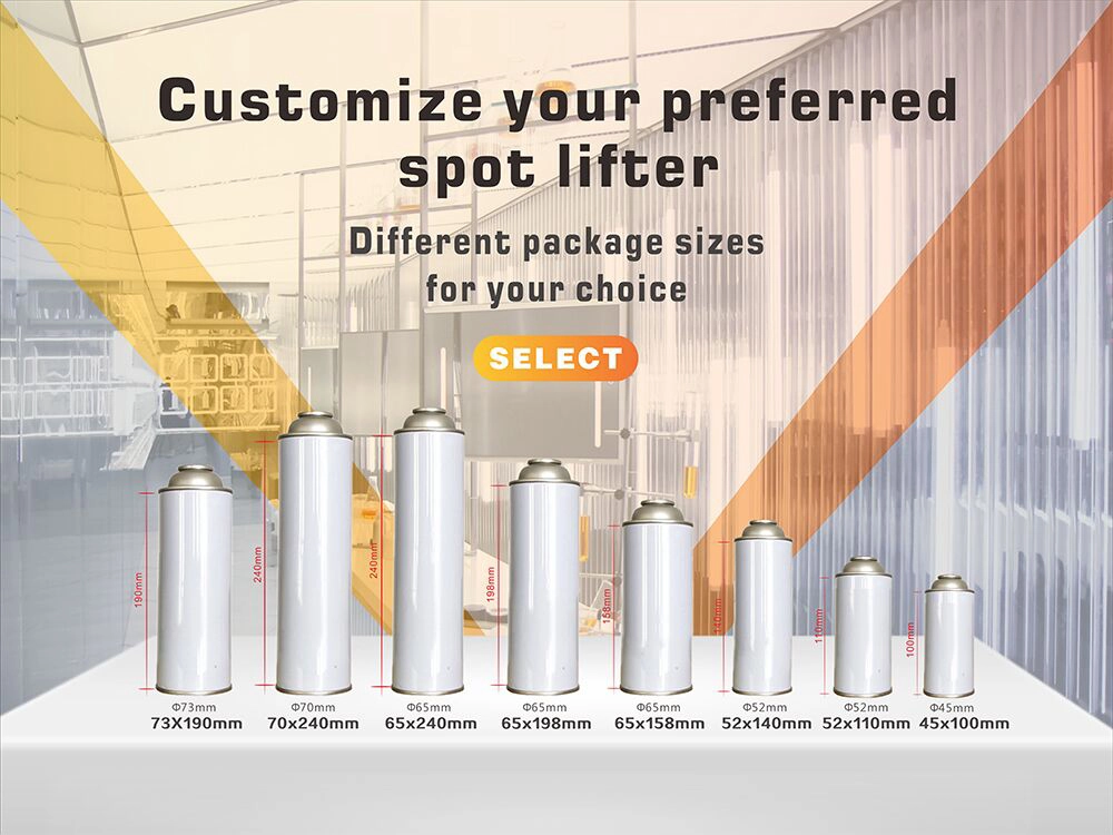 customize your preferred spot lifter_different package sizes