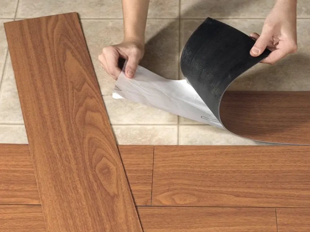 how to remove spray adhesive from Vinyl Flooring_