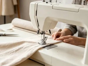 Utilizzo della macchina da cucire per unire i tessuti in alternativa alla colla per tessuti