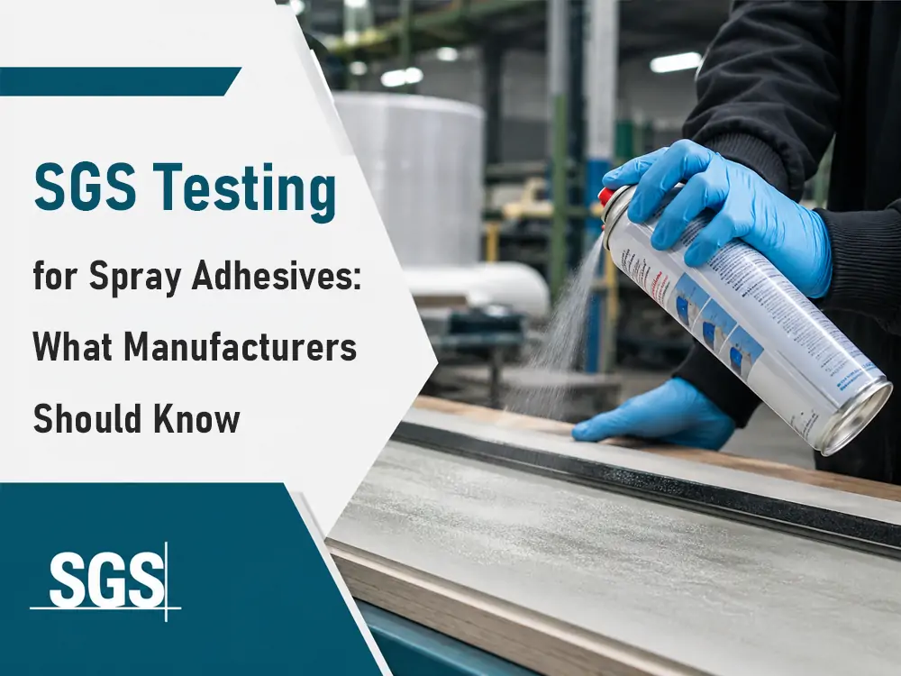 SGS Testing for Spray Adhesives: What Manufacturers Should Know blog cover